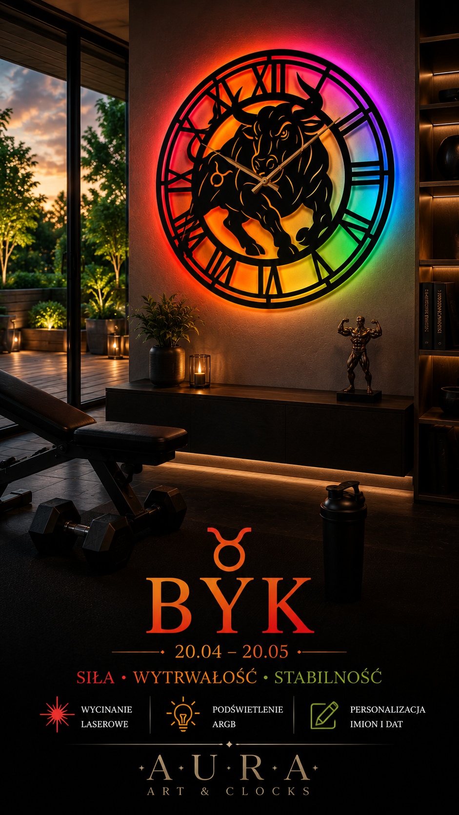 ZEGAR AURA ZODIAC -BYK