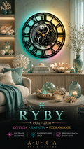 ZEGAR AURA ZODIAC - RYBY