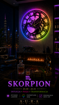 ZEGAR AURA ZODIAC - SKORPION