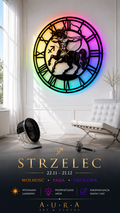 ZEGAR AURA ZODIAC -STRZELEC